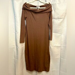 Universal Thread Brown Long Sleeve Dress